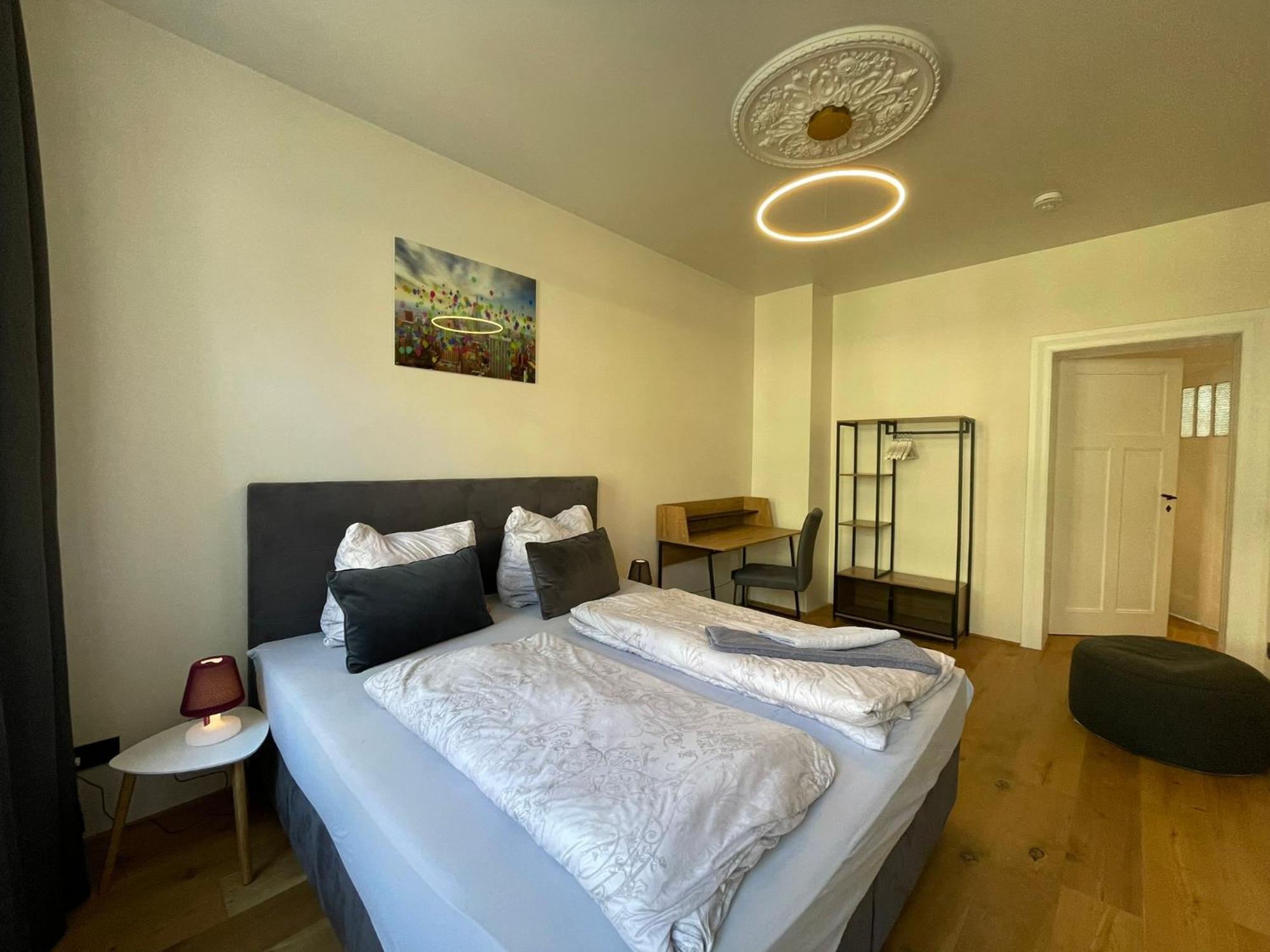 Soul-Apartment Balkon Privatparkplatz 2 Boxspringbetten 55Zoll Tv Wlan Leipzig Buitenkant foto