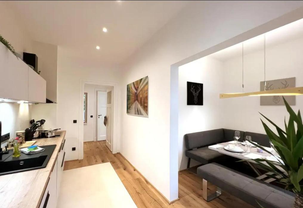 Soul-Apartment Balkon Privatparkplatz 2 Boxspringbetten 55Zoll Tv Wlan Leipzig Buitenkant foto