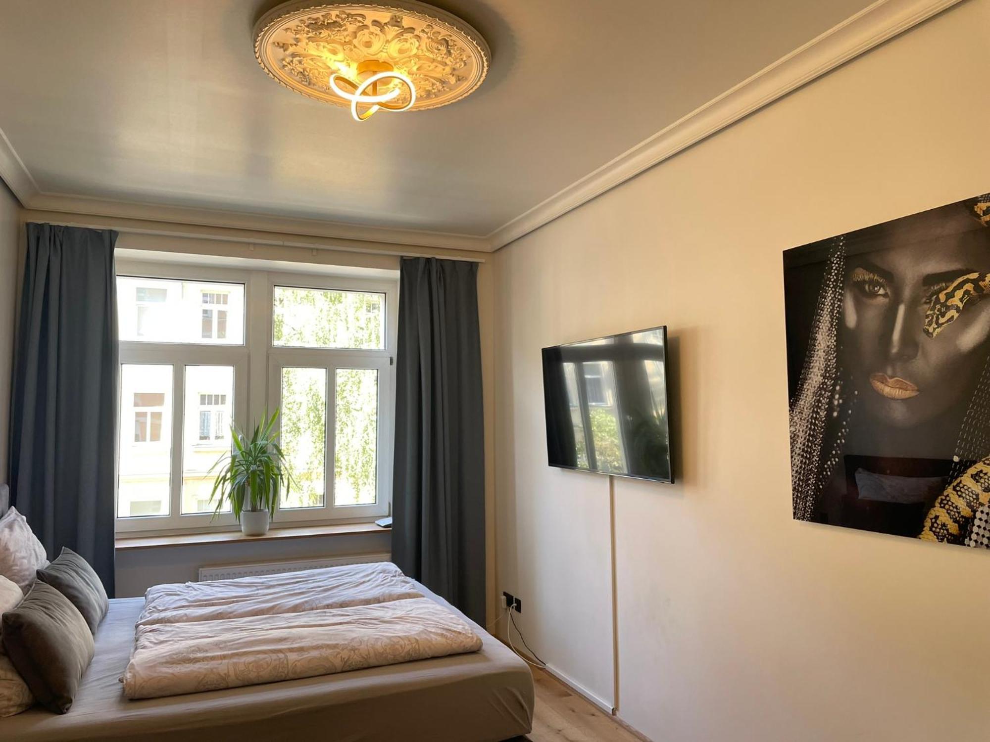 Soul-Apartment Balkon Privatparkplatz 2 Boxspringbetten 55Zoll Tv Wlan Leipzig Buitenkant foto