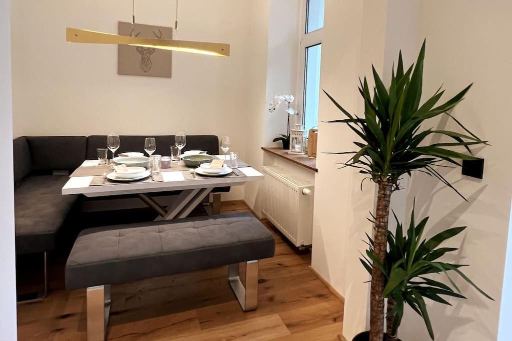 Soul-Apartment Balkon Privatparkplatz 2 Boxspringbetten 55Zoll Tv Wlan Leipzig Buitenkant foto