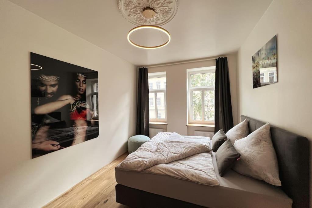 Soul-Apartment Balkon Privatparkplatz 2 Boxspringbetten 55Zoll Tv Wlan Leipzig Buitenkant foto