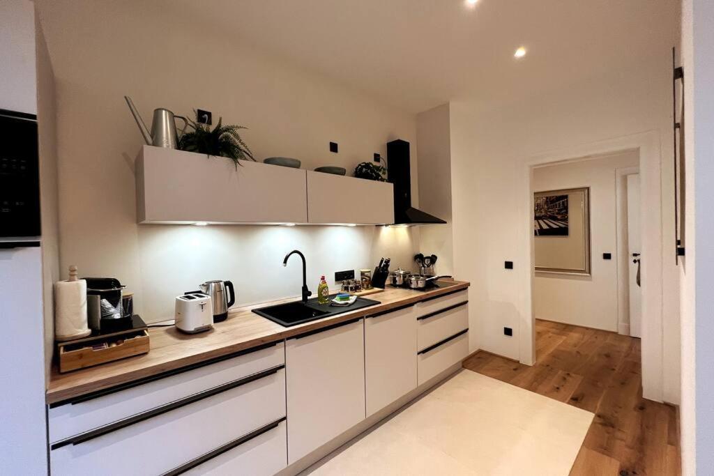 Soul-Apartment Balkon Privatparkplatz 2 Boxspringbetten 55Zoll Tv Wlan Leipzig Buitenkant foto